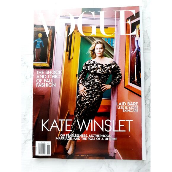 Vogue Magazine Kate Winslet on Fearlesness,Motherhood, Marriage... Oct '23 - Picture 3 of 10